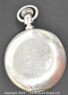 Coin Silver Pocket Watch Case 