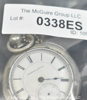 Size 18 - Hampden Watch Co. - Serial# 389763 - Open Silverine Keywind Case 