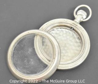 Silver Plated Pocket Watch Case - Screw Type 