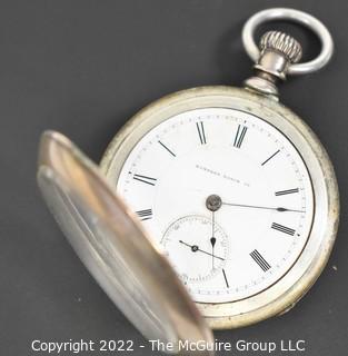 Size 18 - Hampden Watch Co. - Lakeside - Serial# 74949 - Open Coin Silver Keywind Case
