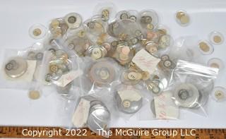 NOS Assortment of Glass Watch Crystals - at least 200