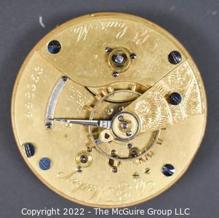 Size 18 - Hampden Watch Co. - Mermod, Jaccard and Co. - Mathey's, St. Louis - Serial# 448955