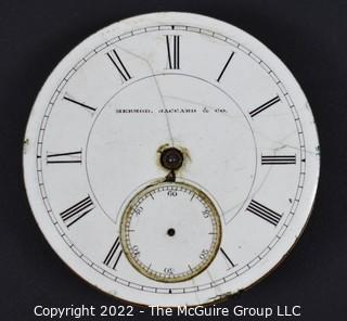 Size 18 - Hampden Watch Co. - Mermod, Jaccard & Co. - MJ & Co. Railroad Watch, St. Louis -  
Serial# 124106
