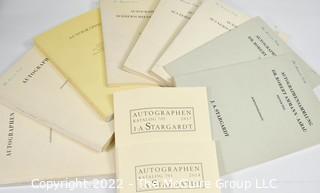 STARGARDT Catalogs Including Vols. 555, 554, 557, 558, 560 Dated 1961 -1962, Vol. 701 Dated 2014, and Vol. 705 Dated 2017.  Also Includes Vol. 43 Teil/Part 2, March 1994, Vol. 565 Dated December 1963 and Vol. 563 Dated May 1963 with List of Prices Realized.  Some Marginal Notes by Manuscript Society Member John Reed