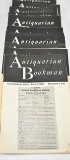 (22) Editions of The Antiquarian Bookman, Specialist Trade Weekly, 1949-1953 and 1962, Reference Work on Rare Book, Manuscripts and Autographs Trade.