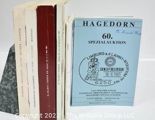 Miscellaneous German Language Catalogs - 2 Dr. Helmut Tenner of Heidelberg, 2 Venator of Koln, 1 Kartung & Karl of Munich, 1 Ulrich Felzmann of Dusseldorf, and 1 Hagedorn of Limburg’s Special Postal Auction.