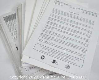 (69) Fixed Price Mail Auctions by American Dealer Catalogs: 10 Catherine Barnes Of Philadelphia Vols. 23-27, 29, 32 & 33, Plus Two; 5 Gerard A.J. Stodolski Vols. 106, 108, 202, 206 & 302; 12 Roger Gross Operatic and Musical Autographs, Photos Vols. 61-71 & 83 With Descriptions and Photos; 42 Brian & Maria Green Inc of Kernersville N.C. Dated 2000- 2012 Confederate Generals and Notables.  