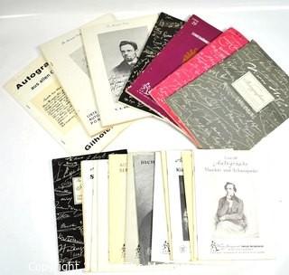 German Language Catalogs Includes Gilhofer-Wien, 2 V.A. Heck, 4 Christian and Ingo Nebehay, and 9 Nebehay Catalogs of Writers, Statesmen, Music and Art.