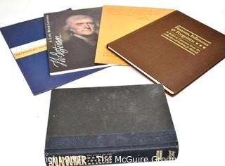 Salamander: The Story of The Mormon Forgery Murders, By Linda Sillitoe, Allen Roberts and George Thockmorton 1988, Abraham Lincoln Full Size Facsimile of Gettysburg Address Published for The Manuscript Society by RR Donnelly, Thomas Jefferson – A Life with Letters, 1993 by RR Donnelley Gallery, The Washington Letter by RR Donnelly & Sons and Famous, Infamous & Forgotten – Political Cartoons from The Collection of Anthony J. Mourek, Signed Copy