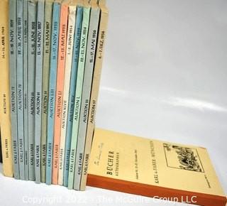 (15) Karl & Faber of Munich Catalogs 1954-1964, with Price Estimates, Some Illustrations and Prices Realized and 14 Lists by Klaus Meixner Of Wurzburg.