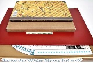 (4) Book Lot Including From The White House Inkwell:  American Presidential Autographs by John M. Taylor, 1968, Facsimile Of Washington’s Accounts From June 1775 To June 1783 by Dr. William R. Coleman and published by the Manuscript Society in 1983, #1206 of limited edition of 1783, The Fundamental Constitutions of South Carolina Facsimile Reproduction of Manuscript in Collection of the Charleston Library Society, 2012 with forward by Justice Sandra Day O’Connor and Physician Signers of the Declaration of Independence by George E. Giffored Jr. 1976.