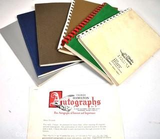 (6) Charles Hamilton Auction Catalogs Vols. 16, 18, 19, 36, 37 & 38 and Copy of the Letter Announcing the Rules for Auctions On Hamilton’s Letterhead. Includes List of Prices Realized and Comments on Sale Highlights Plus David Coblentz’ Marginal Notes. 