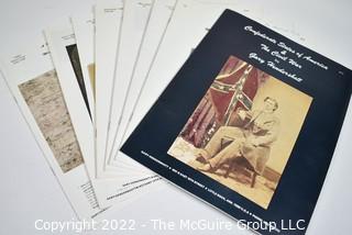 (8) Gary Hendershott Net Price Sale Catalogs of The Civil War and Southern History as Seen Through Manuscripts, Imprints, Photographs, Confederate and Union Navy & the Generals. Includes Photos & Facsimiles. Vols. 17, 19, 21, 24, 26, 30, 36 & 38. 