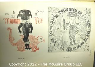 A Selection Of Books, Manuscripts, Bindings And Autograph Letters Remarkable For Their Interest And Rarity, London, Maggs Brothers, 1931 with Half Leather Binding and 230 pages with Full Page Black and White Facsimiles and Engravings, Includes Maps And Book Binding And Broadsides.  