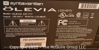 Olevia 237-T12 HDMI LCD HDTV TV on Stand with Casters.  