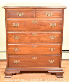 Cherry Six (6) Drawer Chest, made by Pennsylvania House. 20" x 35" x 45"T WAS227PG