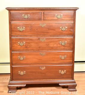 Cherry Six (6) Drawer Chest, made by Pennsylvania House. 20" x 35" x 45"T WAS227PG