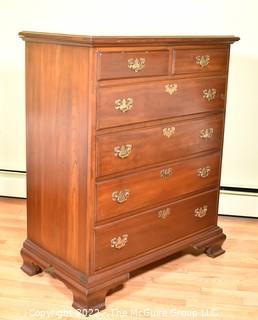 Cherry Six (6) Drawer Chest, made by Pennsylvania House. 20" x 35" x 45"T WAS227PG