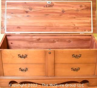 Mid-Century Modern Lane Cedar Chest.  Measures 16" x 18" x 44"