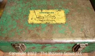 Greenlee Tool Co. Knockout Punch Driver No. 7306 with punch and dies for 1/2" drill conduit