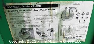 Greenlee No. 1731 Knockout Punch Driver with Metal Carrying Case