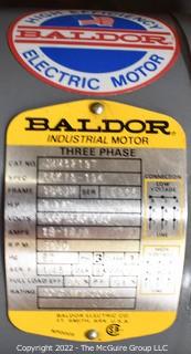 NIB 7.5 HP Baldor Commercial 3 Phase Electric Motor.  