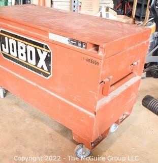 Heavy Metal JOBOX Commercial Job Site Tool Box with Large Casters 