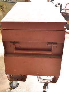 Heavy Metal JOBOX Commercial Job Site Tool Box with Large Casters 