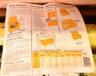 Enerpac Model S-34 Thinwall Bender Set, in Wooden Crate with Casters. 