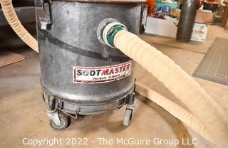 Soot Master Vacuum Cleaner on Casters, with Metal Canister 