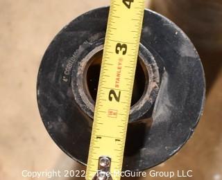 Core Drill with 7 Diamond Core Bits and 10' Tension Bar.  Needs new water valve.  