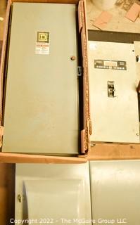 Assortment of Panel Boxes of Varying sizes.  See all photos. Encourage inspection, Tuesday, April 26, 2-4pm 