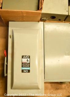 Assortment of Panel Boxes of Varying sizes.  See all photos. Encourage inspection, Tuesday, April 26, 2-4pm 