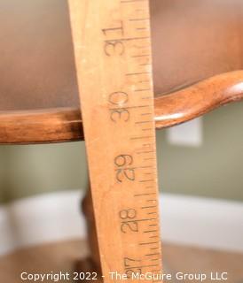 Vintage Chippendale Style Mahogany Pie Crust Side Table