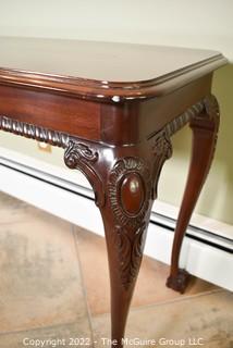 Councill Craftsmen Chippendale Mahogany Console Sideboard Table. 18" x  29" x 54".