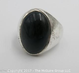 Men's sterling ring; size 9; #1237