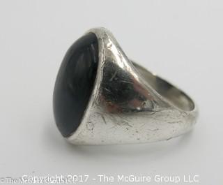 Men's sterling ring; size 9; #1237