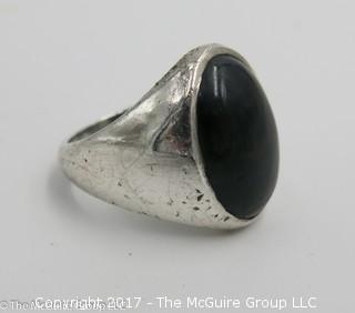 Men's sterling ring; size 9; #1237