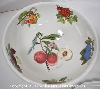 Three (3) Pieces of Porcelain Portmeirion Botanic Garden Serving Ware.