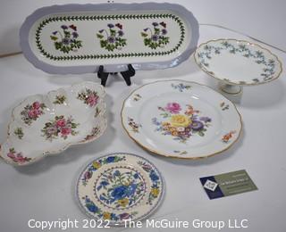 Five (5) Vintage Fine Porcelain China Serving Items.