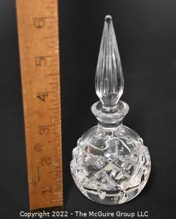 Waterford Crystal Perfume Bottle In Lismore Pattern