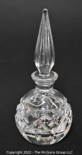 Waterford Crystal Perfume Bottle In Lismore Pattern