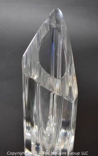 Modern Baccarat Clear Crystal Vase