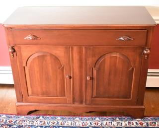 Antique Eastlake Dresser with Fruit Carved Pulls 20" x 37" x 48".