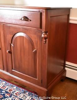 Antique Eastlake Dresser with Fruit Carved Pulls 20" x 37" x 48".