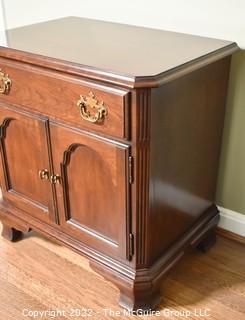 Drexel Heritage Vintage Cherry Collection Nightstand.  24"W x 16"D x 25.5" T.