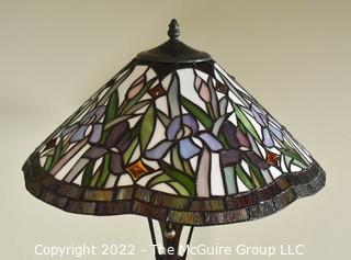 Tiffany Style Floor Lamp. 62" tall.