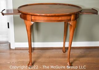 Cherry Accent Table with Pull Out Trays on Both Sides and Hardware by Butler Specialty Company.  29"W x 21"D x 26"H 