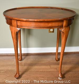 Cherry Accent Table with Pull Out Trays on Both Sides and Hardware by Butler Specialty Company.  29"W x 21"D x 26"H 