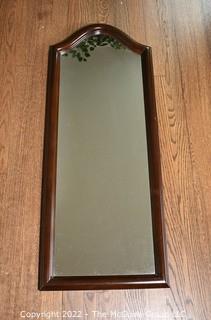 Harden Cherry Wall Mirror. 14" x 34".